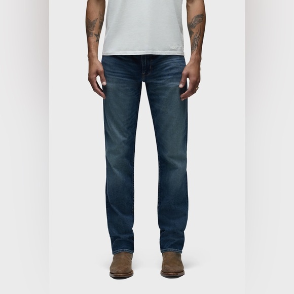Hudson Men’s Byron Slim Straight Denim Jeans size 36 with 33” inseam like new - Picture 3 of 14